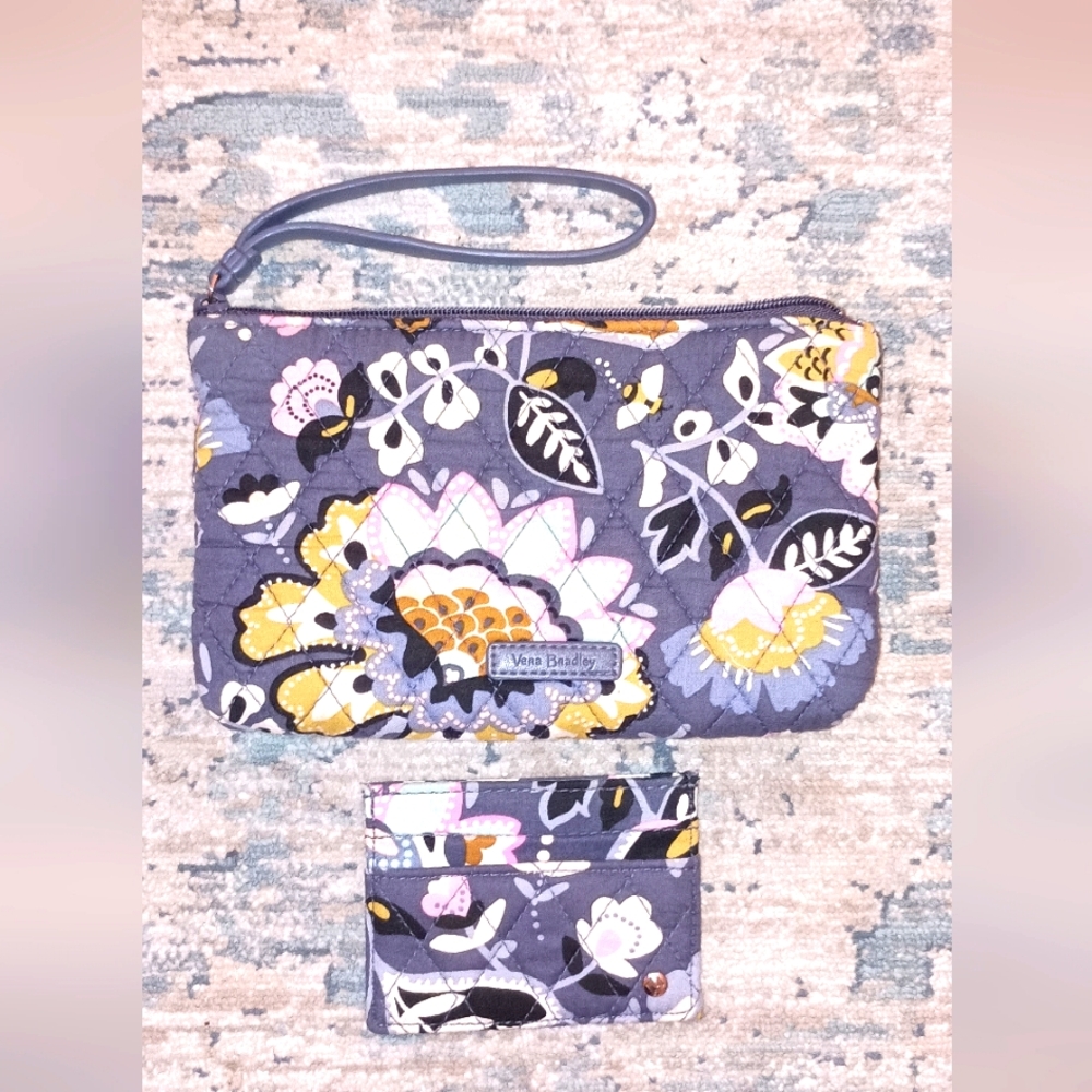 Vera Bradley clutch Wristlet And card Holder